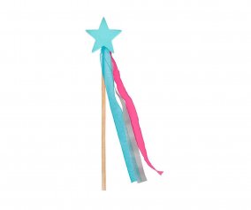 Bacchetta Magica Legno Turchese