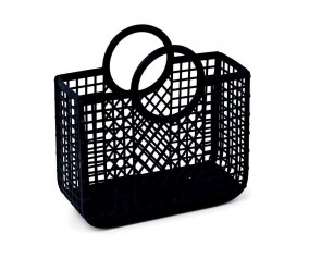 Bolsa de praia clssica Samantha Basket Navy 