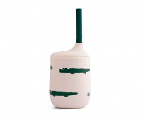 Gobelet en silicone avec paille Ellis Carlos/Sandy