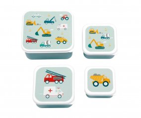 4 Cajas de Almuerzo Vehicles