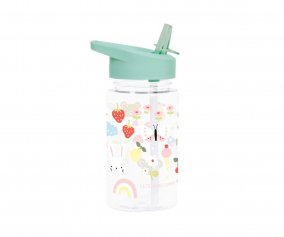 Botella Plstico con Pajita Joy 450ml