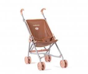 Grande poussette Silver Blush pour poupe X Delage 