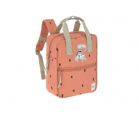 Mochila Square Mini Happy Caramel Personalizable