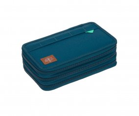 Estuche Escolar Triple Navy