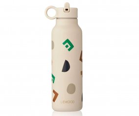 Bouteille isotherme Falk Graphical alphabet/Sandy Steel 500 ml 