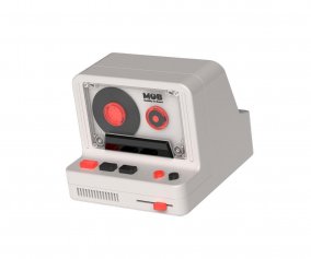 Haut-parleur gris Retro RS-80