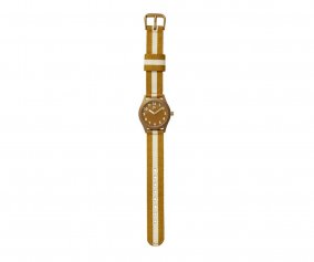 Orologio Bambini Stripes Ochre