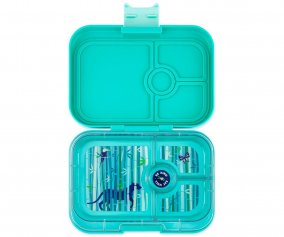Bote  lunch Yumbox Panino Tropical Aqua  4 compartiments