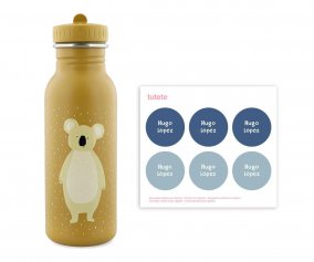 Botella Acero Trixie Mrs.Koala 500ml + 6 Pegatinas Redondas Blue Regalo