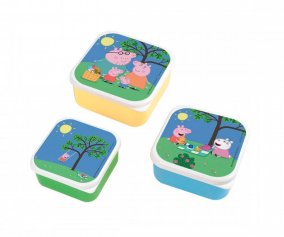 3 Botes  Lunch Peppa Pig 