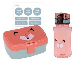 Caja de Comida Tupper Hermetico Infantil I-Drink Animales. Fiambreras y tuppers  infantiles . La Superpapelería