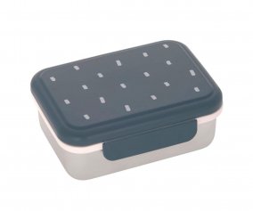 Lunch Box Steel Happy Prints Blue