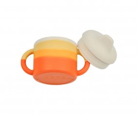 Copo de silicone com alas  Ombre Color Splash Sienna