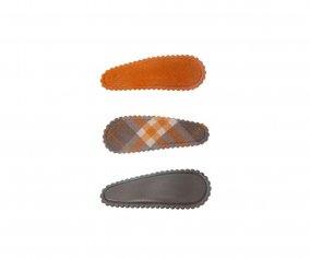3 Clip para Pelo Sanp Storm Plaid