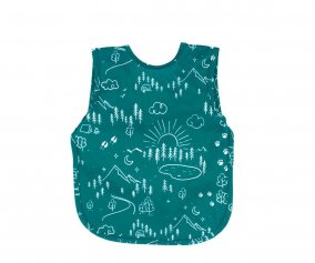 Babero con Manga Corta Bapron Baby Pine Forest