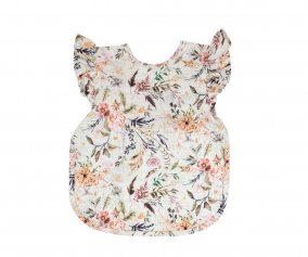Babero con Manga Corta Bapron Baby Delilah Floral Flutter