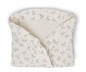 Couverture Berceuse Terry Olive Bloom  