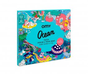 Pster XL Omy + Pegatinas Ocean