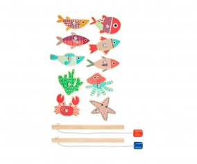 Juego de Pesca Magntico Madera
