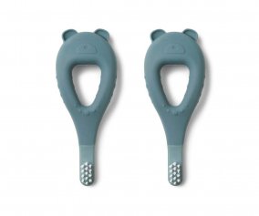 2 Cepillos de Dientes Janelle Whale Blue