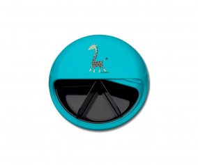 Bote  Lunch Snack Disc Girafe Turquoise