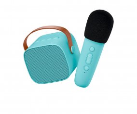 Haut-parleur Bluetooth Bleu avec Microphone sans Fil