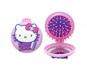 Cepillo para el Cabello con Espejo Hello Kitty