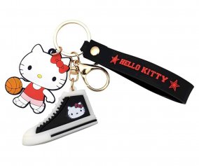 Porte-cls Pendentif Hello Kitty Sneaker Noir
