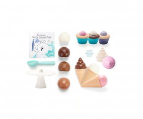 Set de Dsserts Thorbjorn+Livre de coloriage 