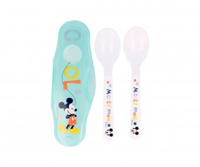 2 Cucharas con Estuche Cool Like  Mickey
