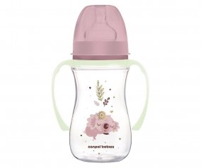 Bouteille Sleeping Koala Pink avec Poignes fluorescentes 240 ml
