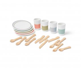 Set de Vaisselle pour 4 Convives