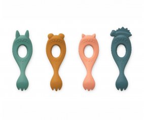 Pack 4 Forchette Silicone Liva Tuscany Rose