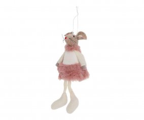 Decorazione Natalizia Appendibile Little Mouse Weiste Pink