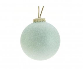 Bola de Navidad Weiste Bio Glitter Menta Pequea