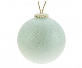 Bola de Navidad Weiste Bio Glitter Menta Grande