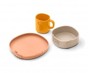 Vaisselle en Silicone Kine Tuscany Rose Mix 
