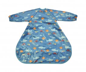 Bavoir Impermable Wipeezee Blue Sea Creatures XL 