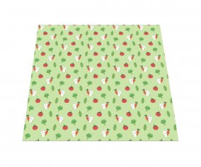 Mantel Impermeable Wipeezee Splash Green Bunny & Veg