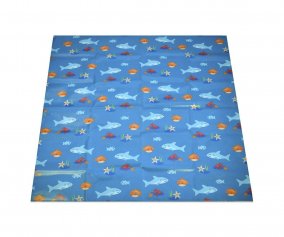 Mantel Impermeable  Wipeezee Splash Mat Blue Sea Creatures