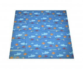 Alfombra Impermeable  Wipeezee Splash Mat Blue Sea Creatures