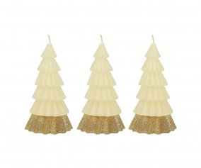 3 velas de rvore de Natal 