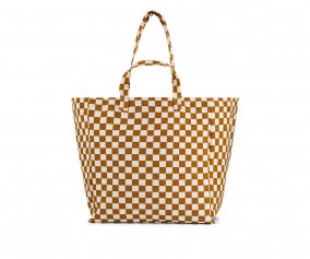 Borsa Tote Elisa Damier Caramel