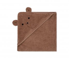 Telo Cappuccio Animal Taupe