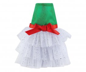Vestido Menina de festa Claus Couture Boneco Elf Explorer Doll 