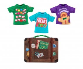 Pack 3: camisetas e estojo de lembrana Boneco The Elf On The Shelf 