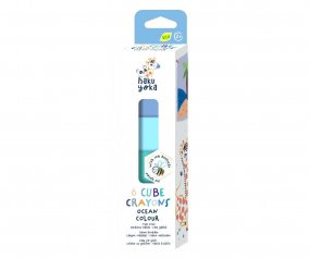 6 Ceras en Forma de Cubo Ocean Colour