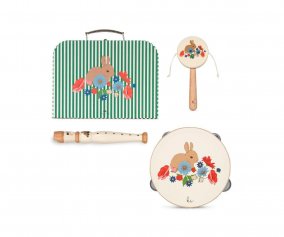 Set Musical 3 Instrumentos Madera Bunny Tokki
