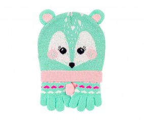 Bonnet d'hiver avec Gants Fawn 