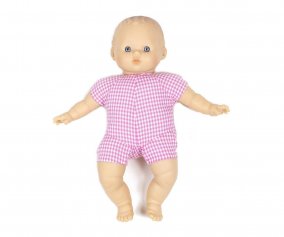 Bambola Vintage Alice Minikane Soft Vichy Rosa